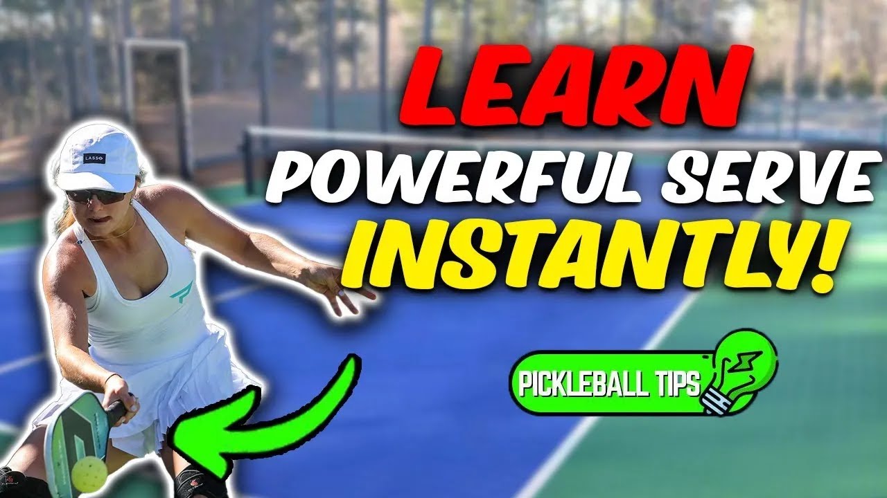 5 Easiest Tips For a POWERFUL Pickleball Serve INSTANTLY