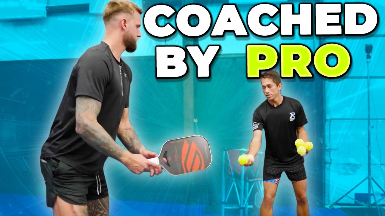 5.0 Pickleball Player Takes Lesson from a Pro