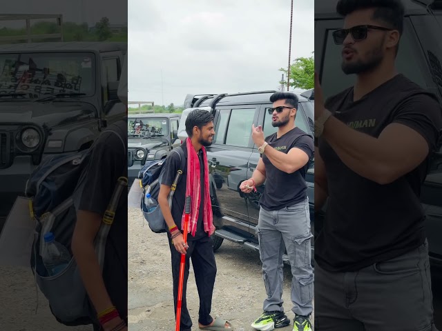 Bhai Yatra kr raha h agr kise ko mile to help jarur krna #pawansahu #naturalbodybilding #motivation