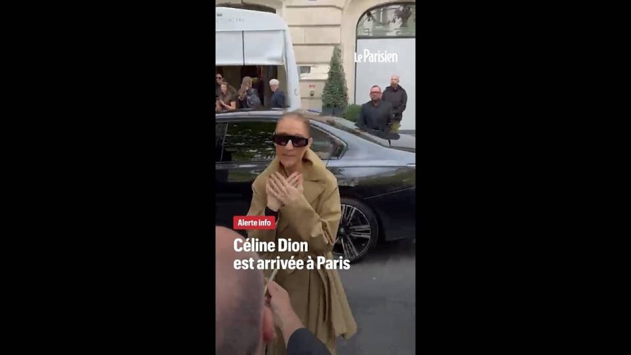 « On t'aime Céline ! » : la star est arrivée à Paris