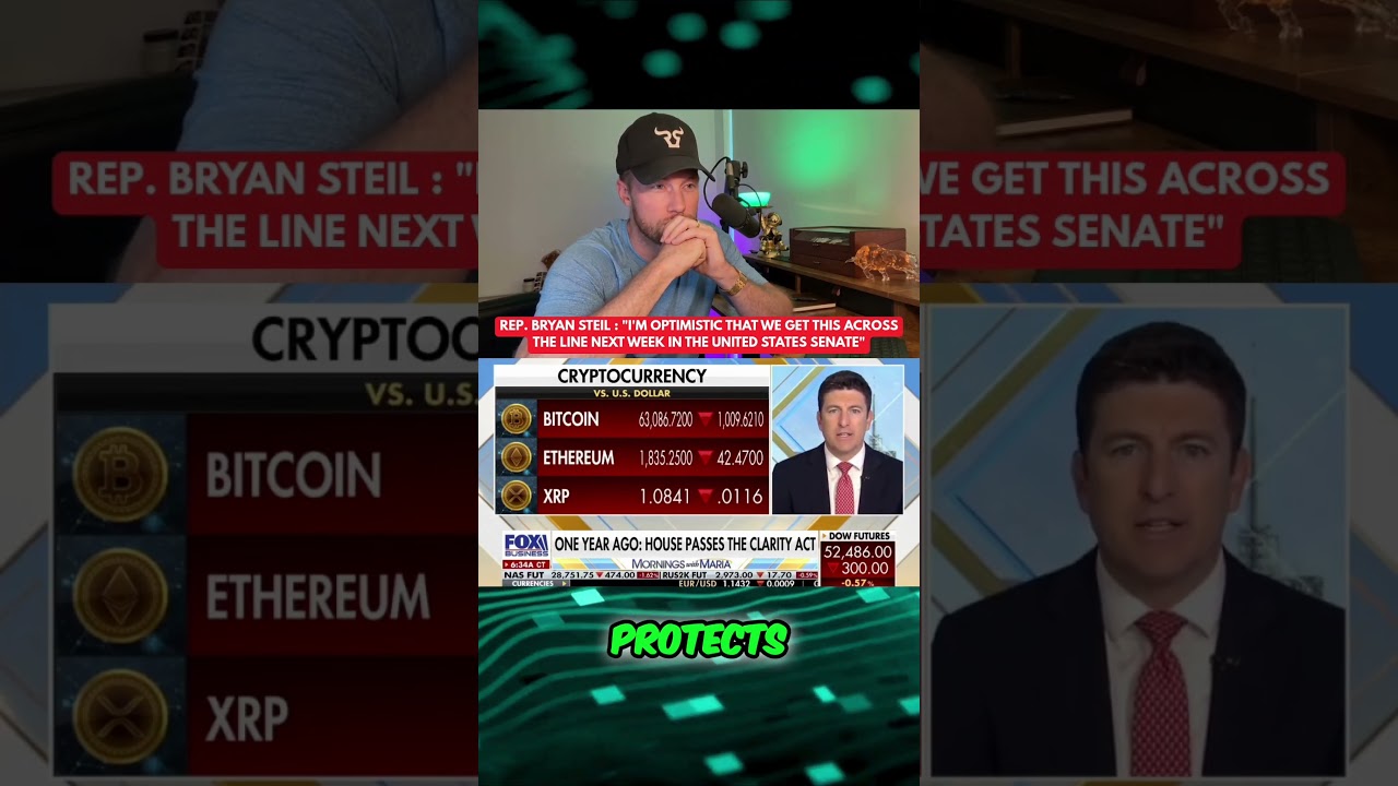 RIPPLE XRP: Rep. Bryan Steil talks CLARITY ACT on FOX?