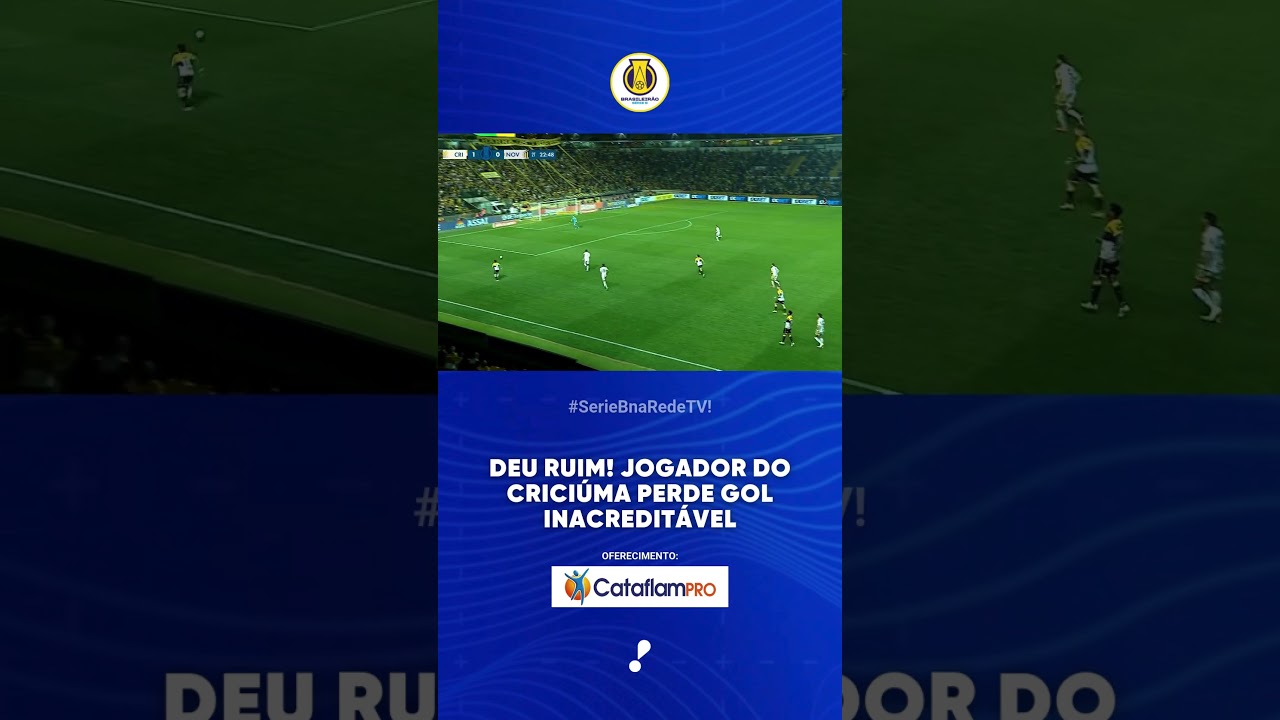 DEU RUIM! Criciúma 2 x 0 Novorizontino – Série B 2025
