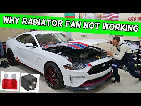 WHY RADIATOR FAN DOES NOT WORK ON FORD MUSTANG 2015 2016 2017 2018 2019 2020 2021 2022 2023