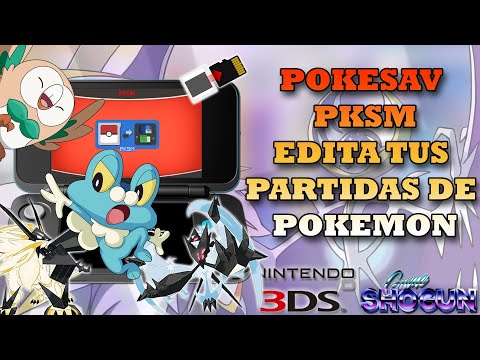 Tutorial #3DS POKESAV para #Nintendo3DS PKSM edita tus #Pokemon en la 3DS 2023 2022