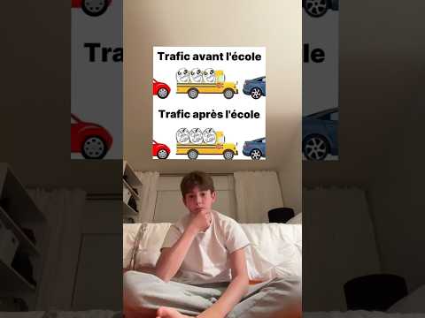 Trafic avant et après l’école 💀 #humour #pourtoi #shorts #viral