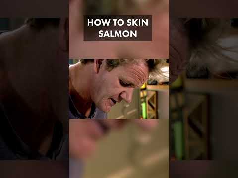 How To Skin Salmon #shorts