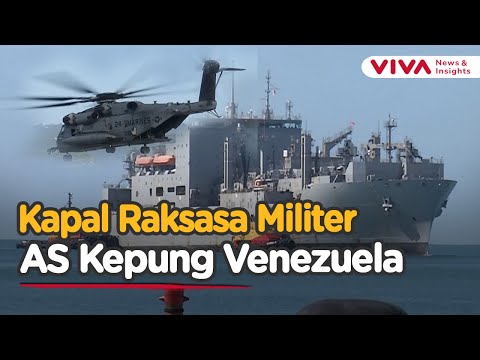 Kapal Perang AS Samperin Venezuela, Trump dan Maduro Makin Panas
