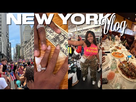 NYC VLOG | Puerto Rican Day Parade + Knicks Championship + Chinatown & Harlem | Gina Jyneen