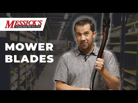 Mower blade differences. Which ones work best? Picture