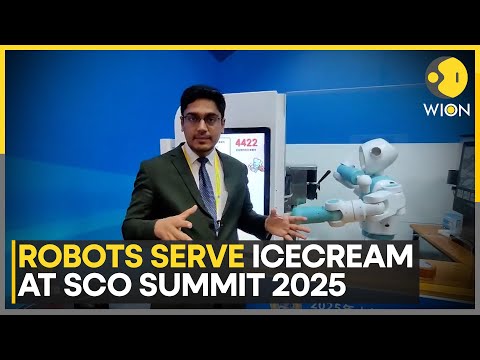 SCO Summit 2025: Robots Serve Ice Cream To Attendees At The Venue | WION