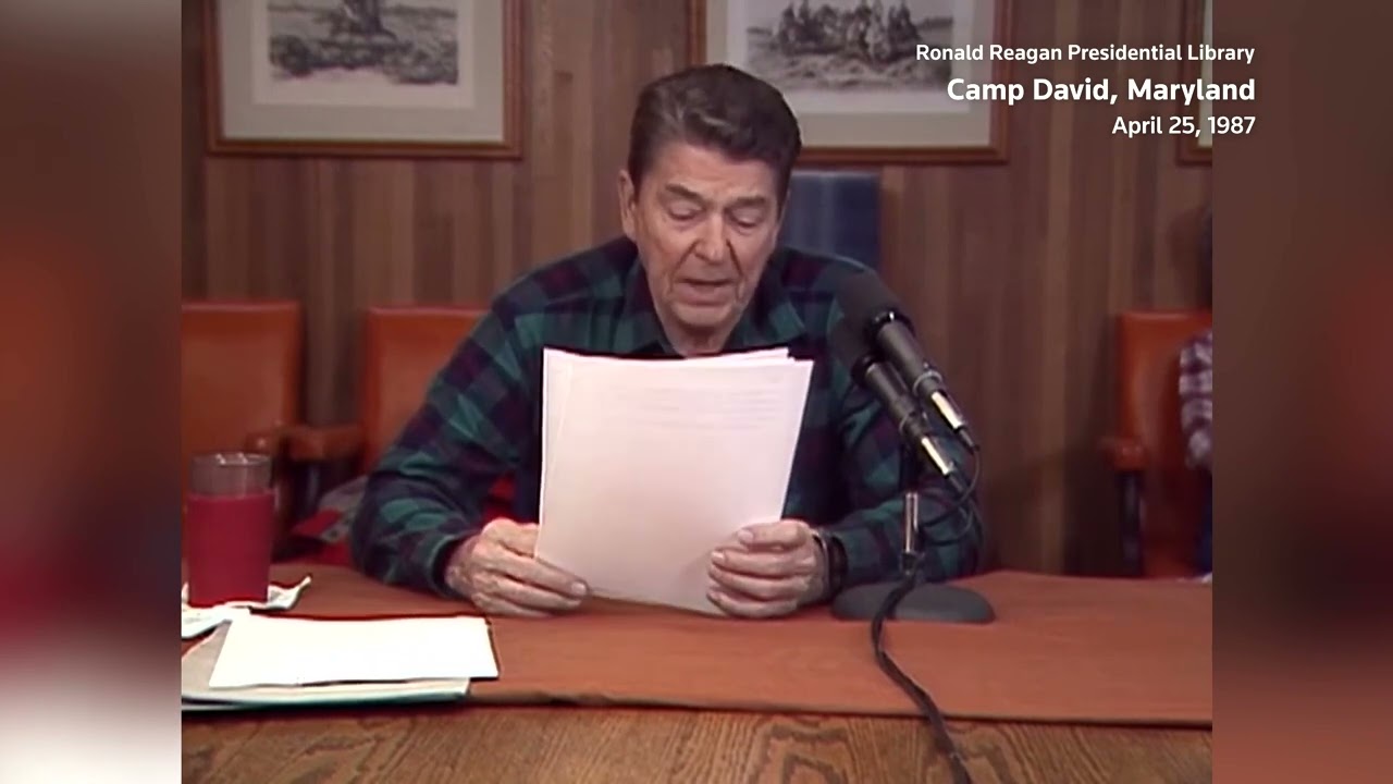 Watch original Reagan broadcast at heart of Trump free trade spat | REUTERS