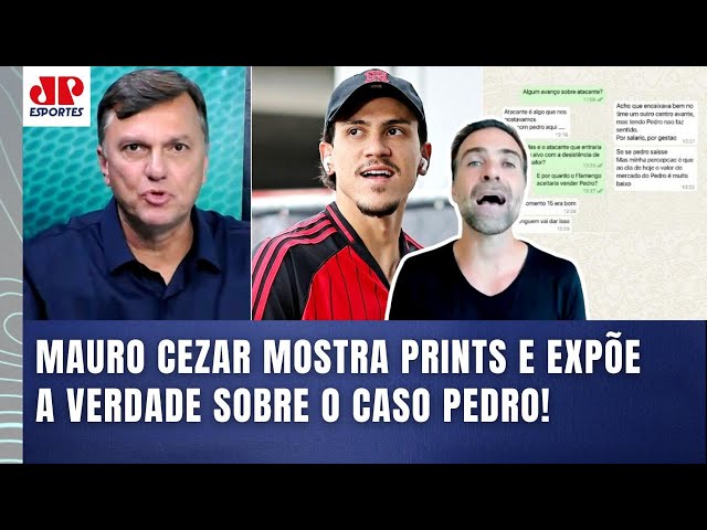 "O MAURO CEZAR MOSTROU OS PRINTS, cara! É UMA LOUCURA o FLAMENGO..." Pilhado DISPARA! | Caso Pedro