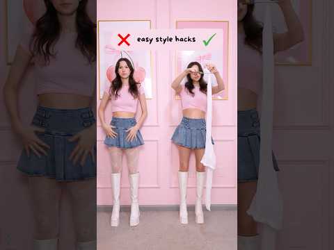 Easy <strong>fashion</strong> hacks!! 🥰 | <strong>fashion</strong> outfit inspo style tips ootd grwm