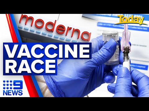 Coronavirus: Moderna seeking US, Europe COVID-19 vaccine approval | 9 News Australia