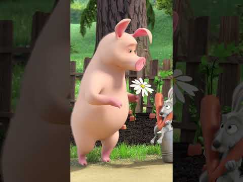 Чи любить зайчик моркву? 🥕 #Shorts #машатаведмiдь #mashaandthebear #cartoon