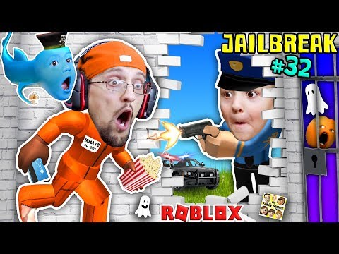 ROBLOX JAILBREAK! FGTEEV Escapes Jail @ 3am! Corrupt Cop 