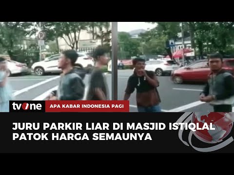 Juru Parkir Liar Minta Pemotor Bayar Rp10 Ribu Di Depan Istiqlal - TvOne