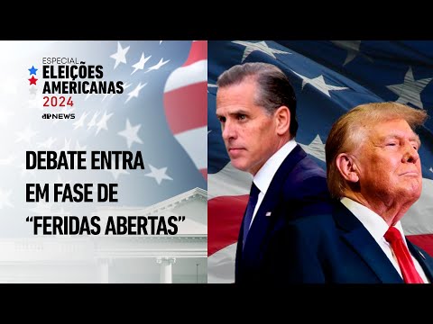 Trump e Biden trocam farpas sobre condenações do magnata e do filho do presidente