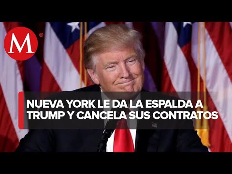 Nueva York cancelará contratos con Trump tras el asalto al Capitolio