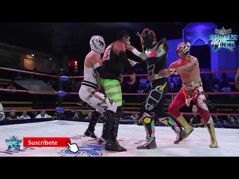 Lunatik Extreme y el Hijo del Mosco vs Mexica y Aramis en la Arena Naucalpan