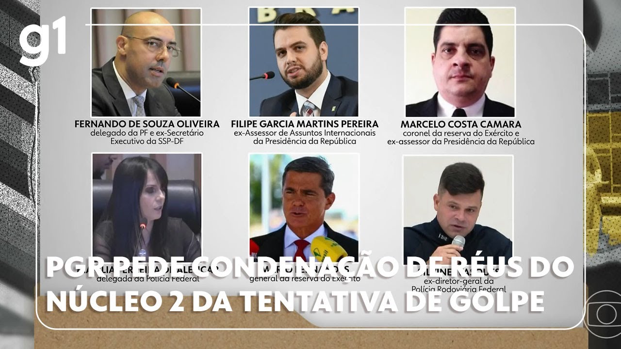 PGR condena réus integrantes do Núcleo 2 da tentativa de golpe de Estado