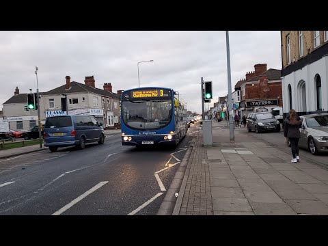 Buses at Imperial Avenue, Cleethorpes (13/01/2024)