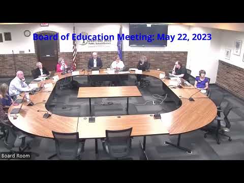GBAPSD Board of Education Meeting: May 22, 2023