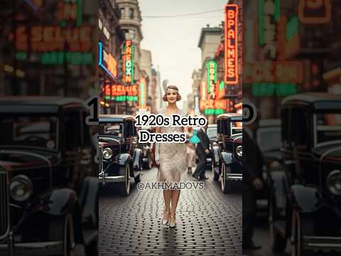 1920s Fashion #style #glamour #ai #aiart #retro #trendingshorts #aishorts #aivideo #fyp