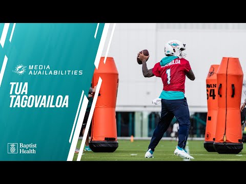 QB Tua Tagovailoa meets with the media | Miami Dolphins