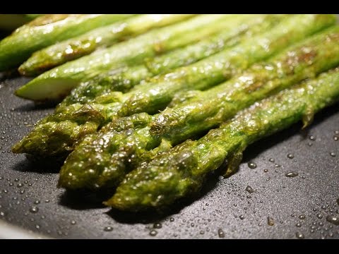 Hokkaido sauteed asparagus recipe
