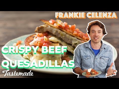 Crispy Beef Quesadillas I Frankie Celenza