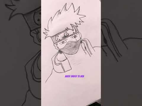 Kakashi sketch #anime #narutoshippuden