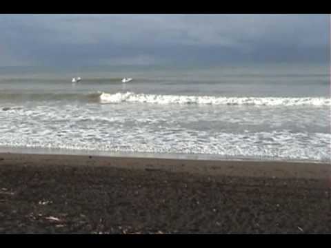 Small waves in Dominical, Costa Rica