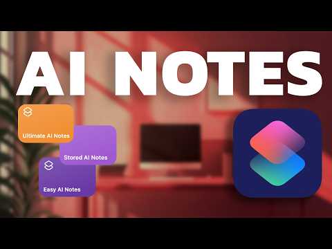AI Notes Using Just Apple Apps - No Code!