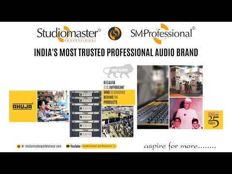 The World of #StudiomasterProfessional - India's Most-Trusted #ProAudio Brand