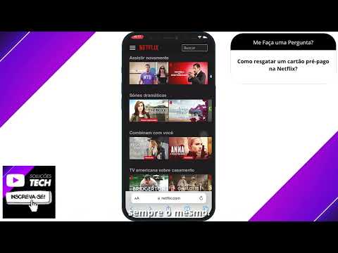 Como resgatar um cartão pré pago na Netflix❓