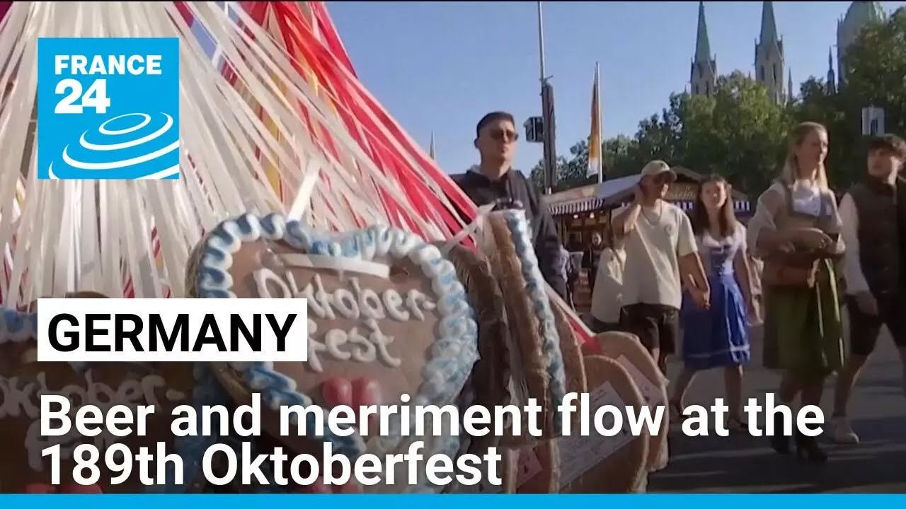 Beer and merriment flow at the 189th Oktoberfest in Munich • FRANCE 24 English