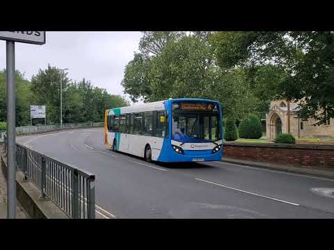 Buses on Bethlehem Street, Grimsby (18/08/2023)