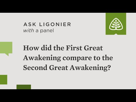 How did the First Great Awakening compare to the Second Great Awakening?