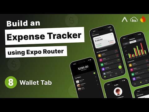 Build an Expense Tracker App with Expo Router #8 - Wallet Tab