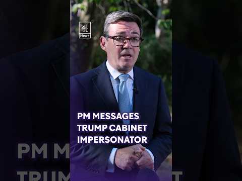 Burnham exchanges messages with impersonator of Trump's chief of staff