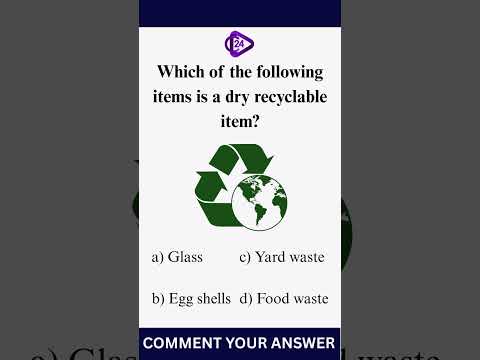 GO GREEN. Comment your answers👇 #science #recycle #cleanlinesscampaign #olympiadbyclass24 #quiz