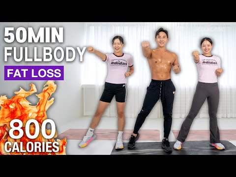 [체지방 삭제✂️] 멈출 수 없어요! 흥나는 50분 전신 운동 | 50MIN FAT BURNING WORKOUT with @shaketwins