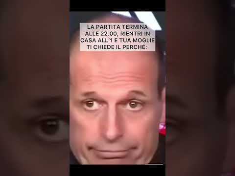Non posso più uscire :( #meme #seriea #calcio #milan #allegri #viral
