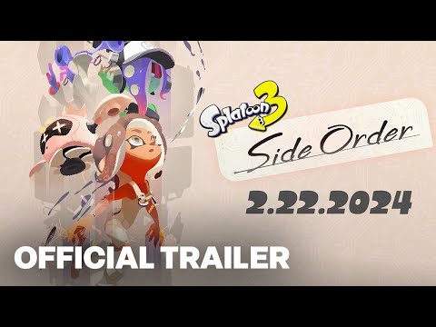 Splatoon 3: Expansion Pass - Side Order DLC Release Date Reveal Trailer