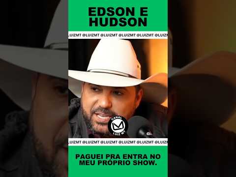 Edson e Hudson Pagaram para entrar em próprio show. #edsonehudson #sertanejo #2025