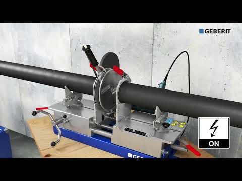 Geberit Universal Butt welding machine functionality