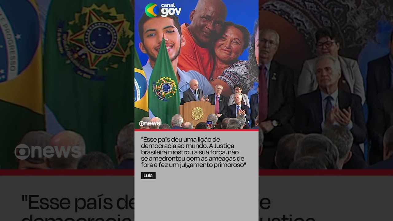 Lula Brasil deu lição de democracia para o mundo