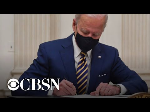 President Biden kicks off term with flurry of executive orders
