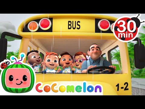 Every Wheels On The Bus Episode | CoComelon 🍉 | Nursery Rhymes